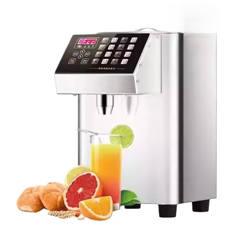 Coffee Tea Machine - Commerciële automatische suikersiroopdispenser 16-knops intelligente fructose-machine