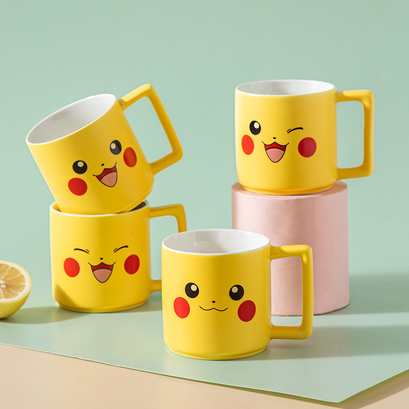 Coffee Y Tea - Nieuwe Cartoon Pokemon Pikachu Mok Ontbijt