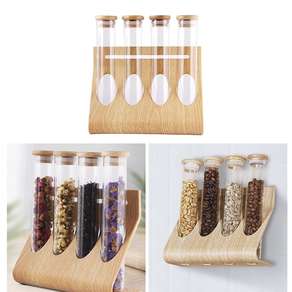 Coffee Tea - Glazen buisopbergrek met zichtbaar glas voor