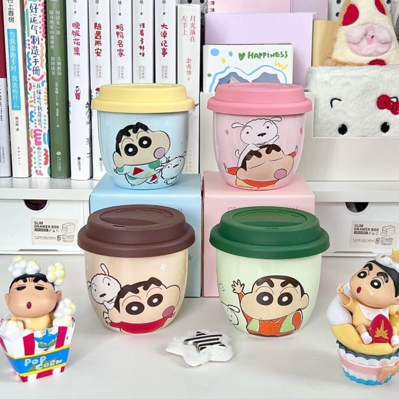 Coffee Y Tea - Crayon Shin-chan Draagbare Keramische Koffiemok Met