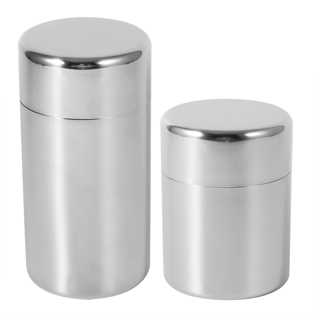Coffee Tea Sugar Canister Set - Roestvrijstalen Theeblaadjes Canisters Thuis Keukenbussen Voor