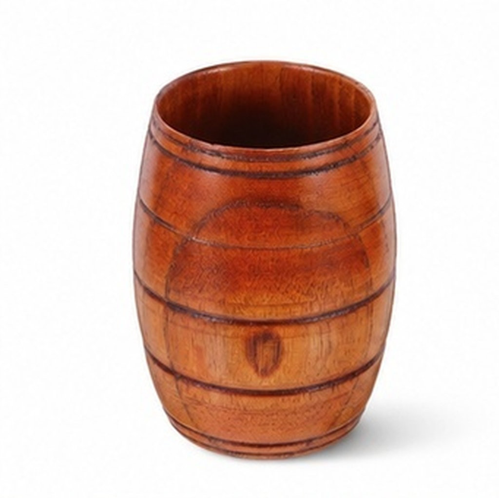 Mug Tea Coffee - Houten bierbeker in de vorm van