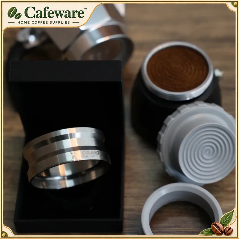 Coffee Tea Chocolate - Colbro Koffie Doseerring Anti-Spat Poederdistributeur RVS