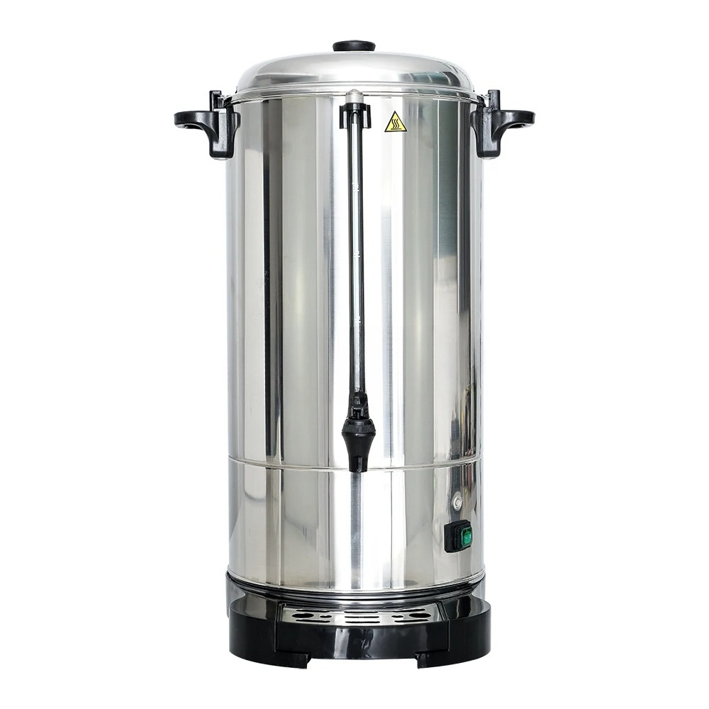 Coffee Tea Urn - Roestvrijstalen elektrische waterkokeremmer voor catering Commercieel