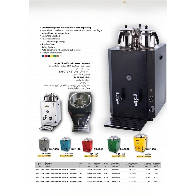 Coffee Tea Urn - 23L Commerciële Waterkoker Heetwaterkoker Thee-urn voor
