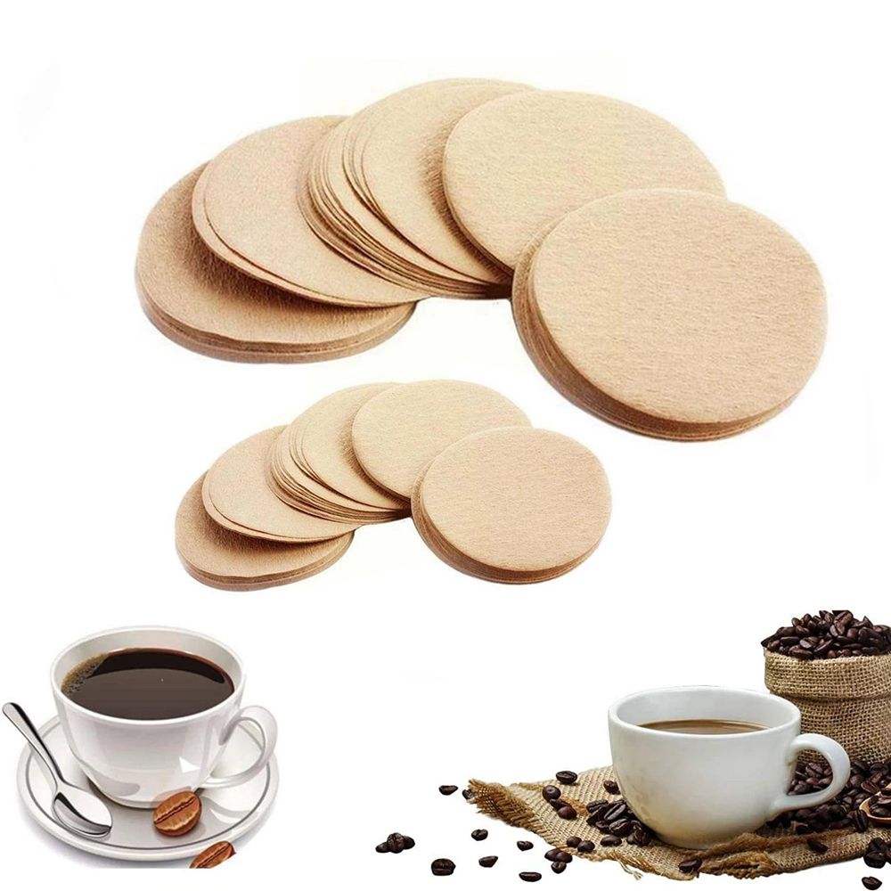 Coffee Tea Chocolate - Koffiefilter Papier 100Pc Rond 56 60