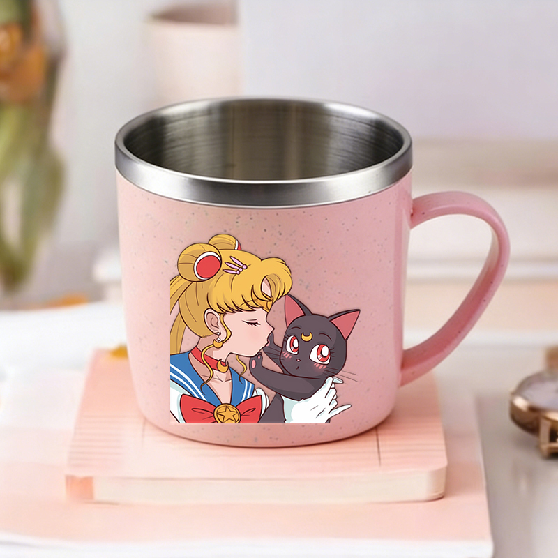 Coffee Y Tea - Cartoon Sailor Moon Kinder Melkbekers Kawaii
