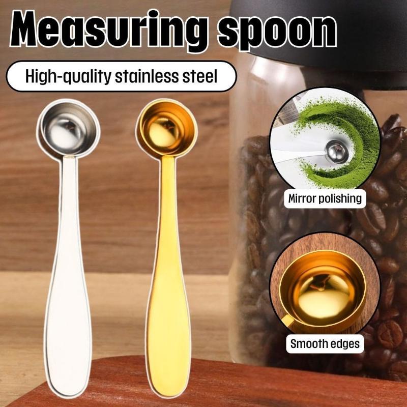 Coffee Tea Green - Matcha Lepel Metaal Zilver Goud RVS