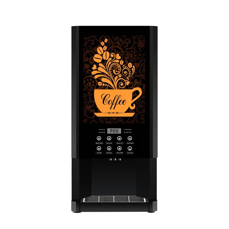 Coffee Tea Vending Machine For Office - Automatische koffiemachine E308F, 8 warme dranken,