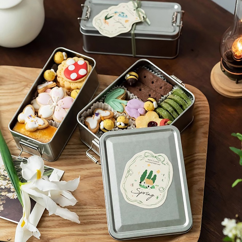 Rechthoekige blikken koekjesbl - Coffee Tea Chocolate recensie en prijs