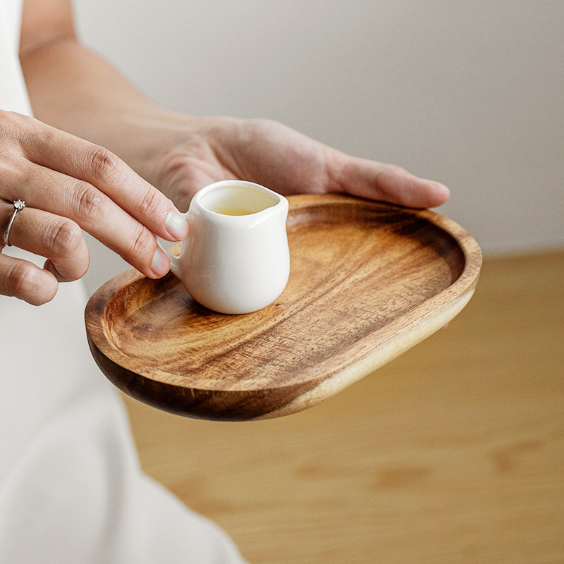 Walnoot houten dienblad Ins Wi - Coffee Tea Japan recensie en prijs
