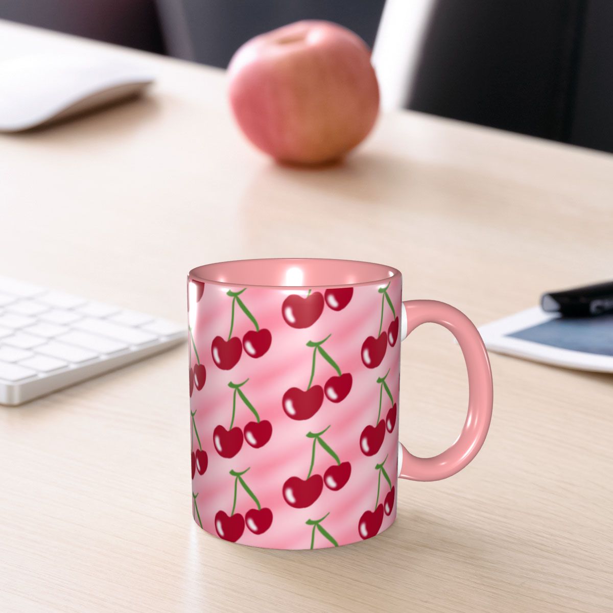 Rode Kers Groene Stengels Roze - Coffee Tea Green recensie en prijs