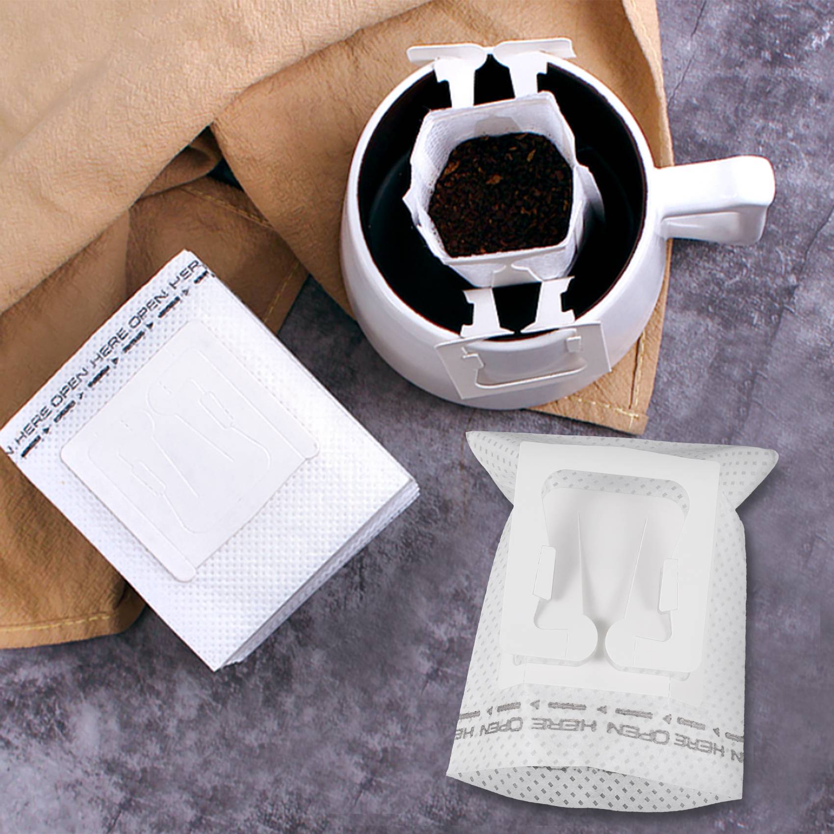 50 stuks / verpakking druppelk - Coffee Tea recensie en prijs