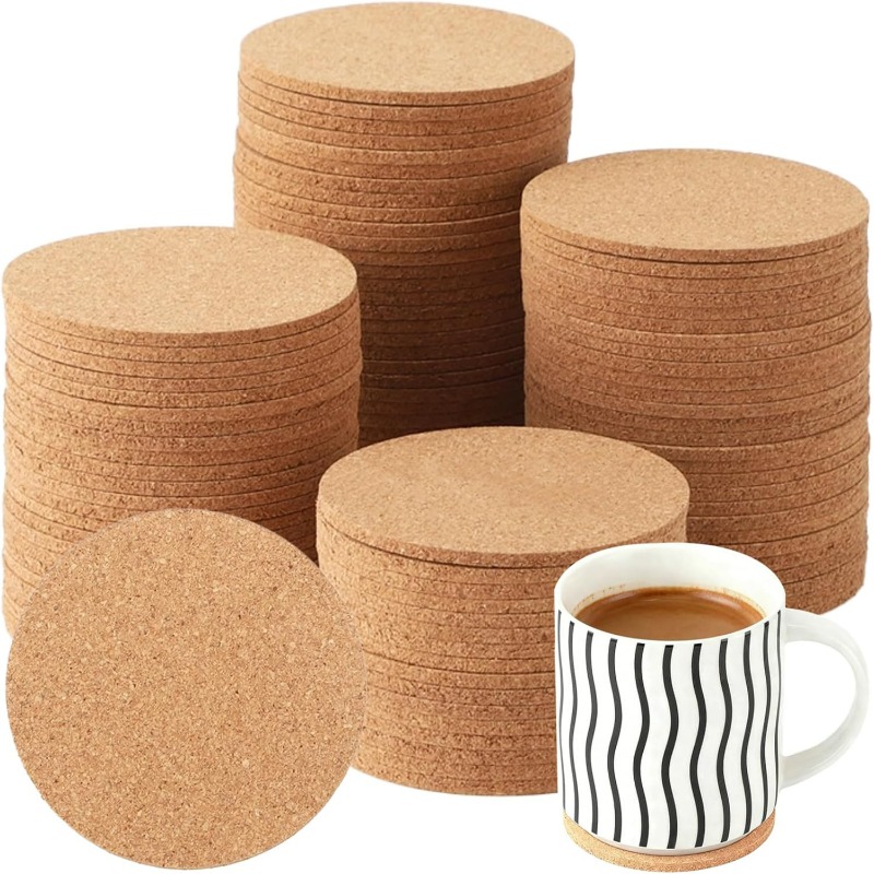 Natuurlijke houten ronde kurk  - Coffee Tea Holders recensie en prijs