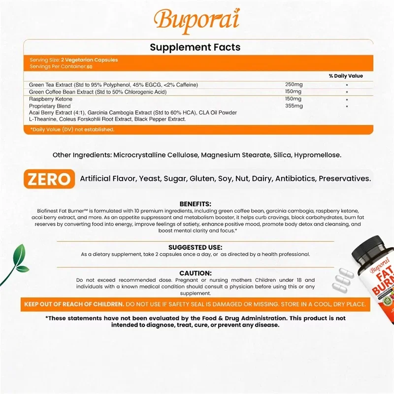 Capsules voor vetverbrander -  - Coffee Tea Green recensie en prijs