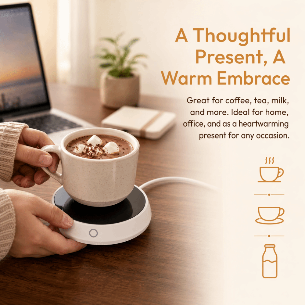 ABS Kopjeswarmer met automatis - Switching Coffee To Tea recensie en prijs