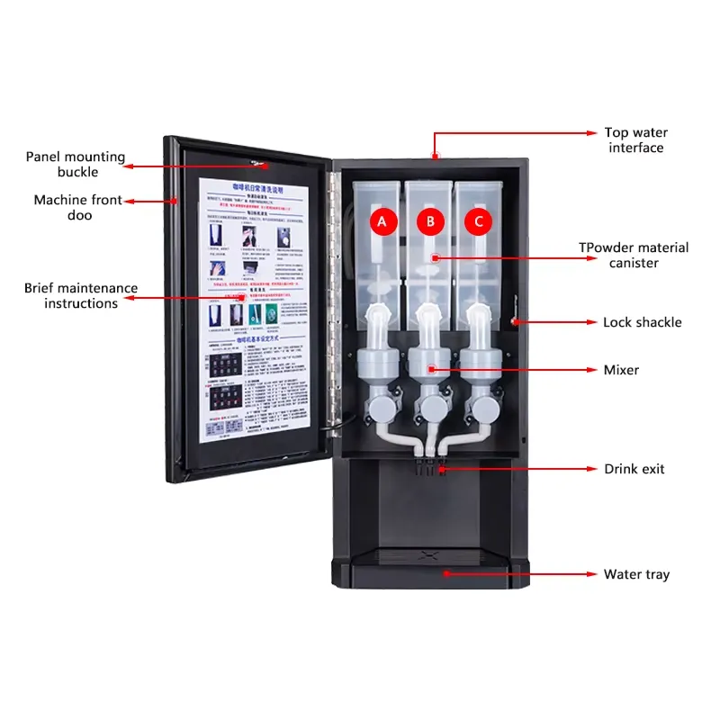 E30S SUPIN Automatische Instan - Coffee Tea Vending Machine For Office recensie en prijs