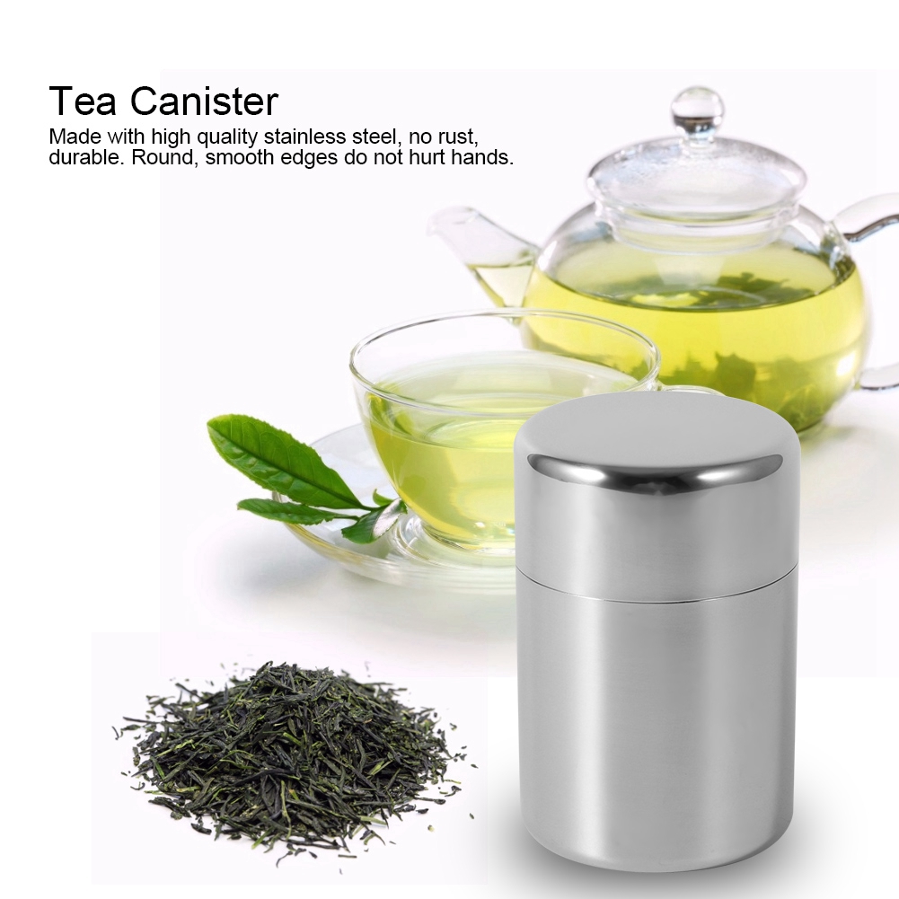 Roestvrijstalen Theeblaadjes C - Coffee Tea Sugar Canister Set recensie en prijs