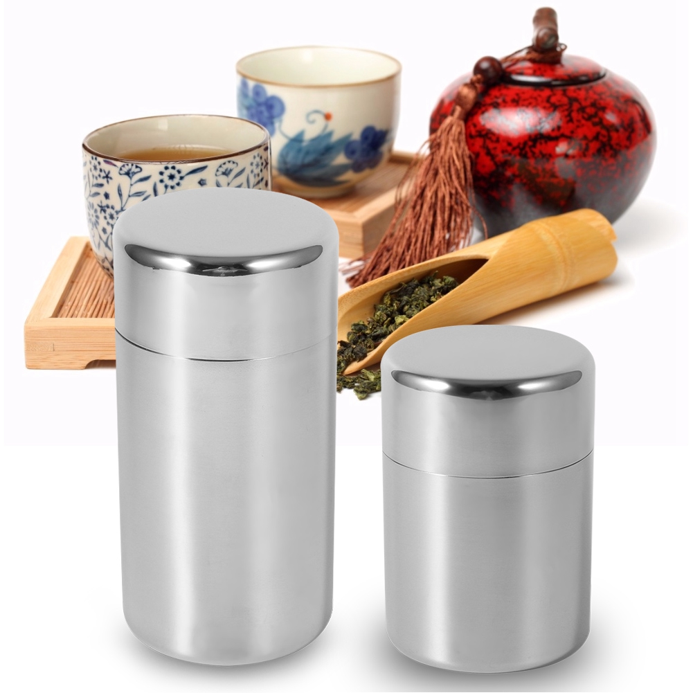 Roestvrijstalen Theeblaadjes C - Coffee Tea Sugar Canister Set recensie en prijs