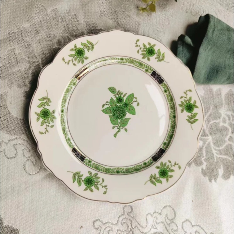 Vintage groene bloemmotief por - Coffee Tea Green recensie en prijs