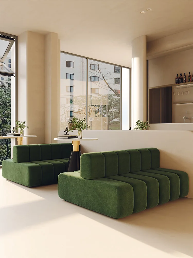 Dubbelzijdige zitbank met rug  - Coffee Tea Lounge recensie en prijs