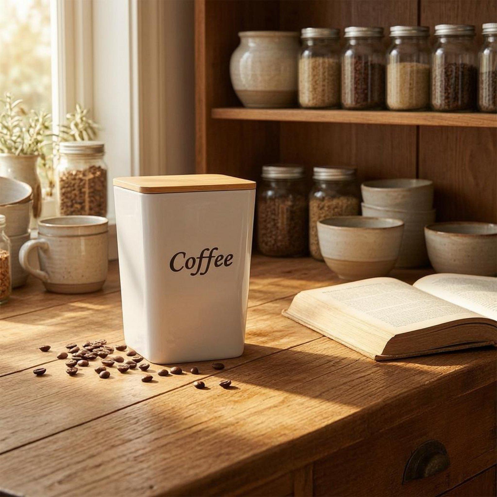 Set metalen voorraadpotten met - Coffee Tea Sugar Canister Set recensie en prijs