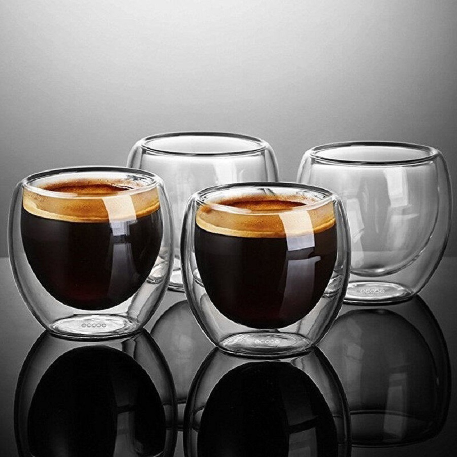Dubbelwandige glazen koffiemok - Coffee Tea Game recensie en prijs