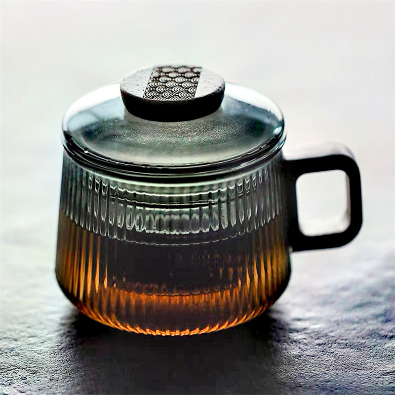 300ml Gestreepte Hoge Borosili - Coffee Tea Japan recensie en prijs