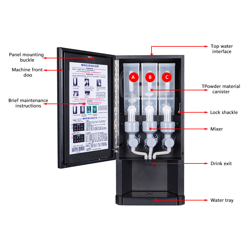 E-30S Hot sale Drie soorten dr - Coffee Tea Machine recensie en prijs