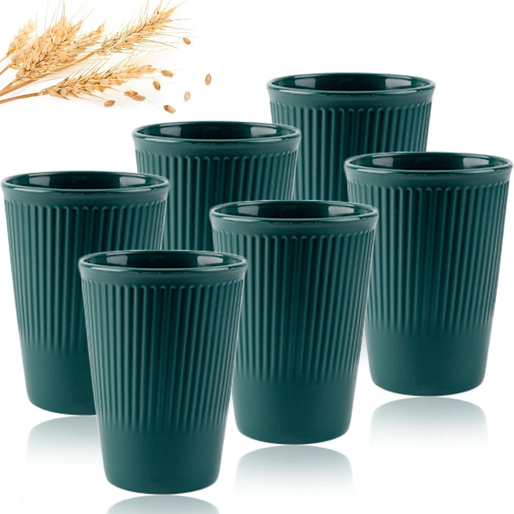 6 stuks groene wasbare tarwest - Coffee Tea Green recensie en prijs