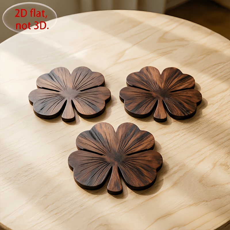 4-delige 2D platte houten onde - Coffee Tea Game recensie en prijs