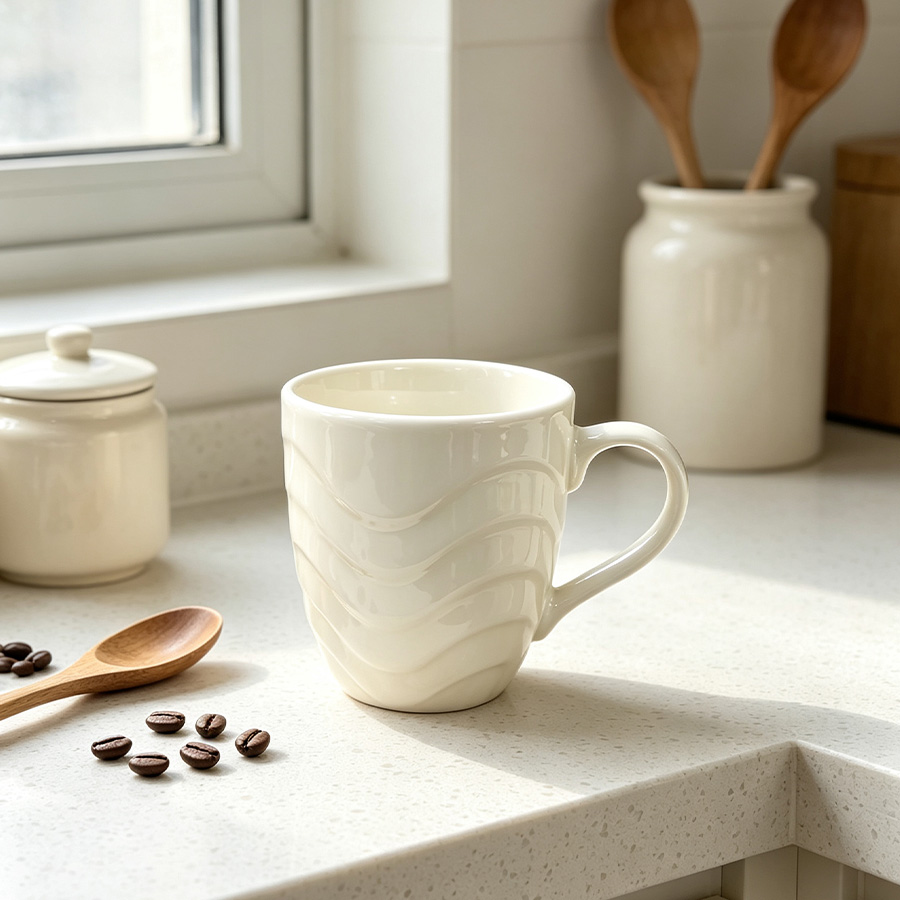 Keramische beker Koffiekopje W - Good Coffee Tea recensie en prijs
