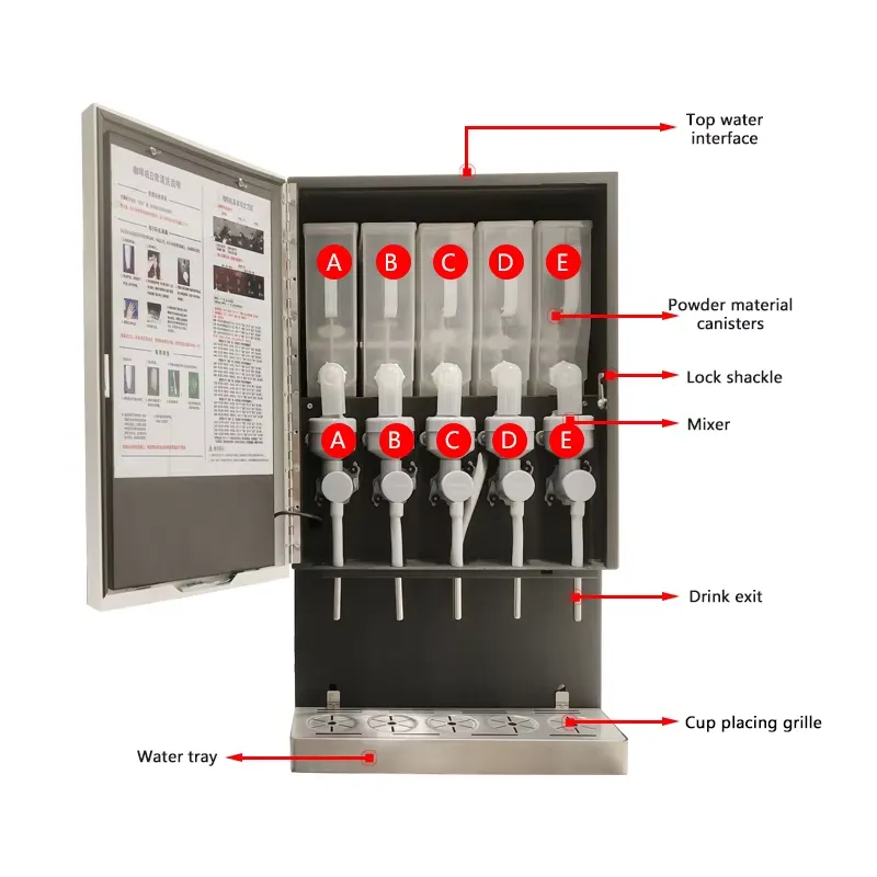 Voor 50SCW-12L Iced Coffee Ven - Coffee Tea Vending Machine For Office recensie en prijs