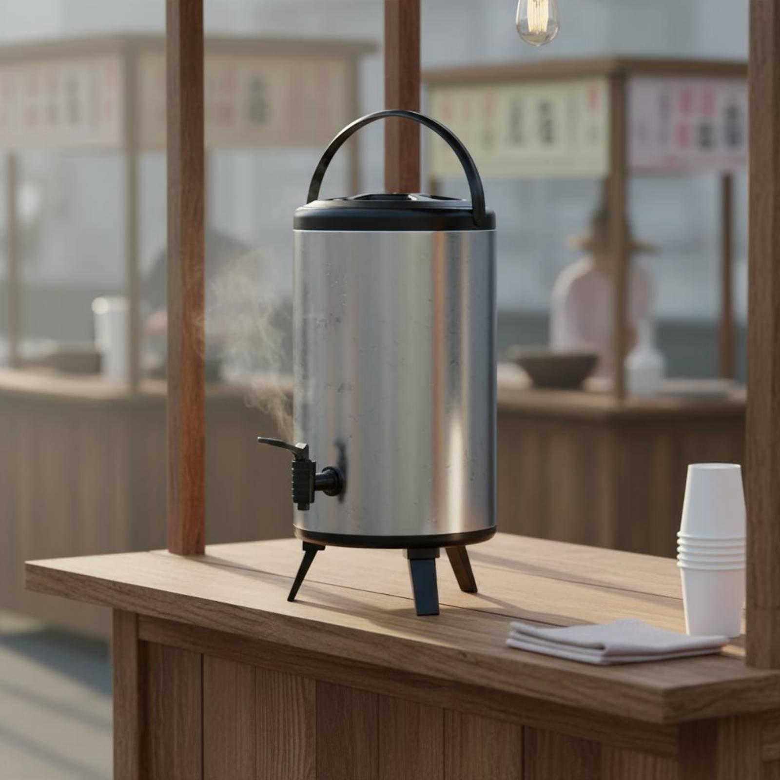 RVS drankenautomaat met kraan, - Coffee Tea Urn recensie en prijs