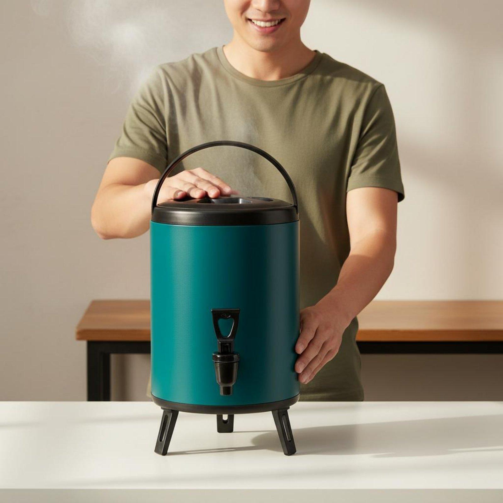 Geïsoleerde drankdispenser voo - Coffee Tea Urn recensie en prijs