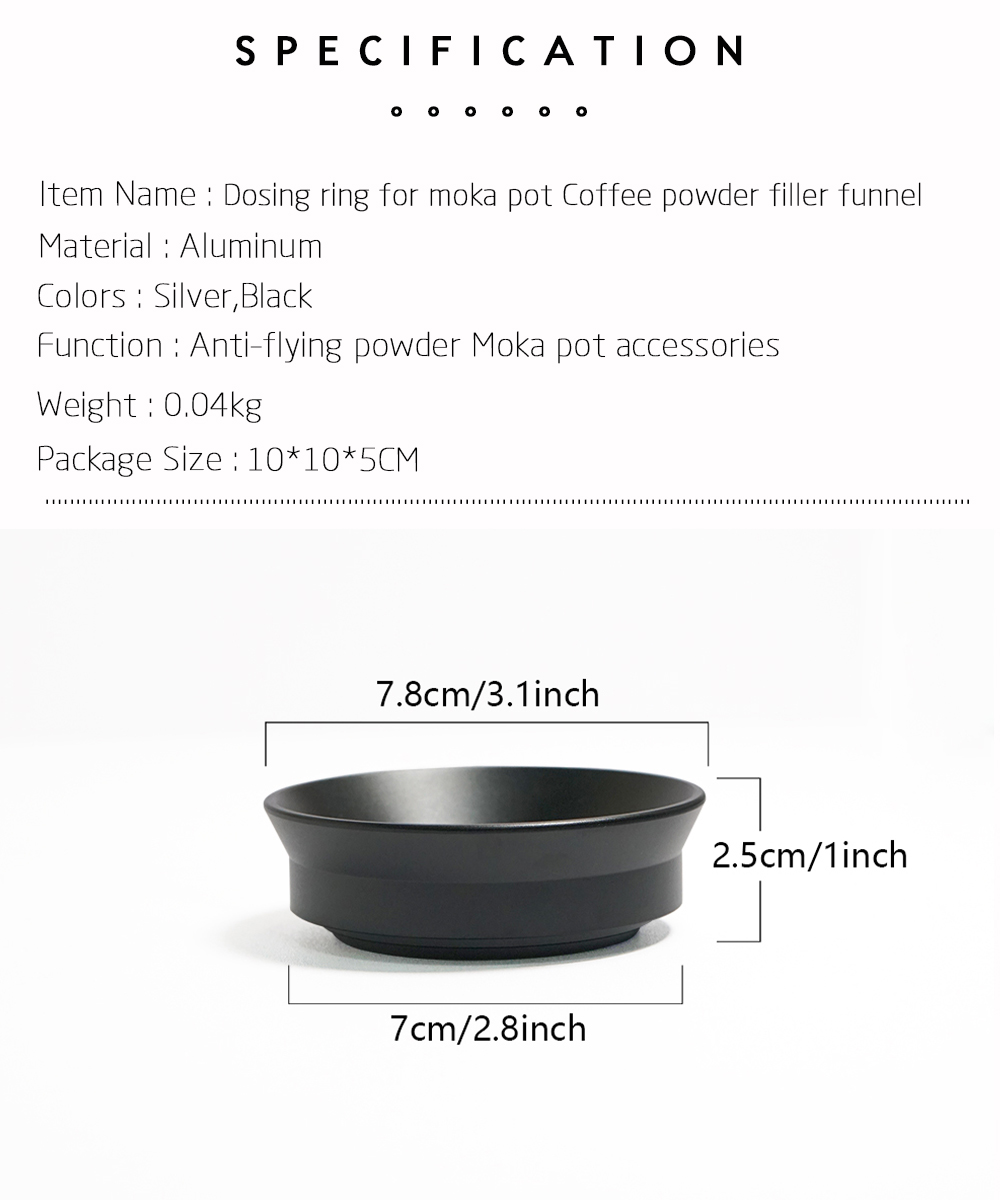 Aluminium koffiedoseerring voo - Coffee Tea Chocolate recensie en prijs