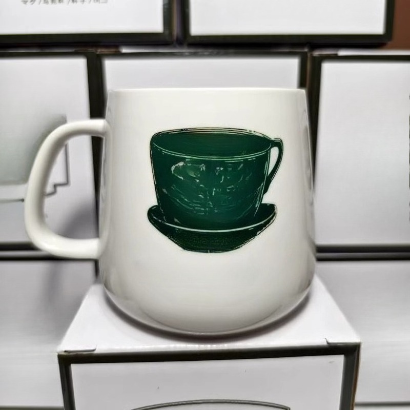 Middeleeuws groen café keramie - Coffee Tea Green recensie en prijs