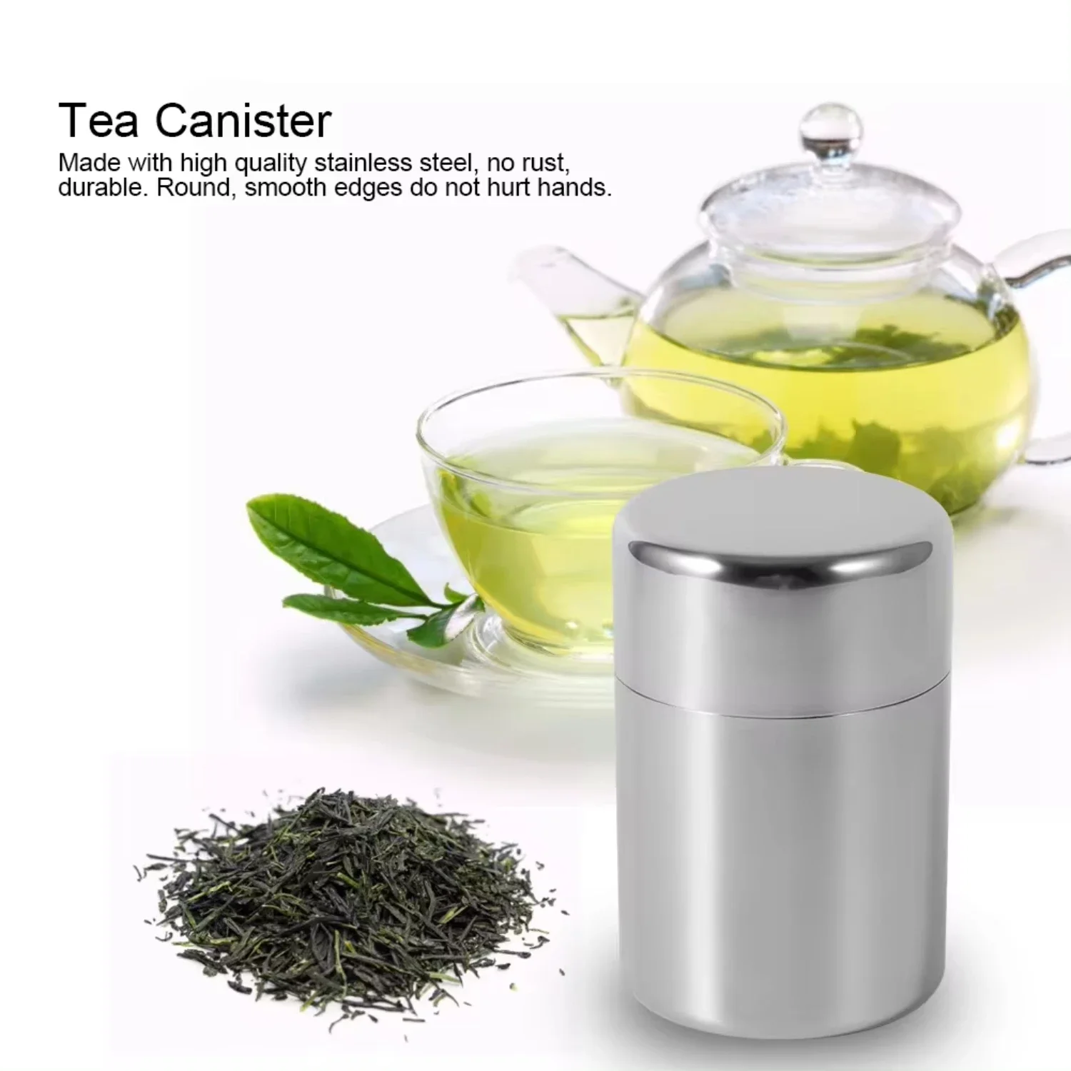Roestvrijstalen theebladblikke - Coffee Tea Sugar Canister Set recensie en prijs