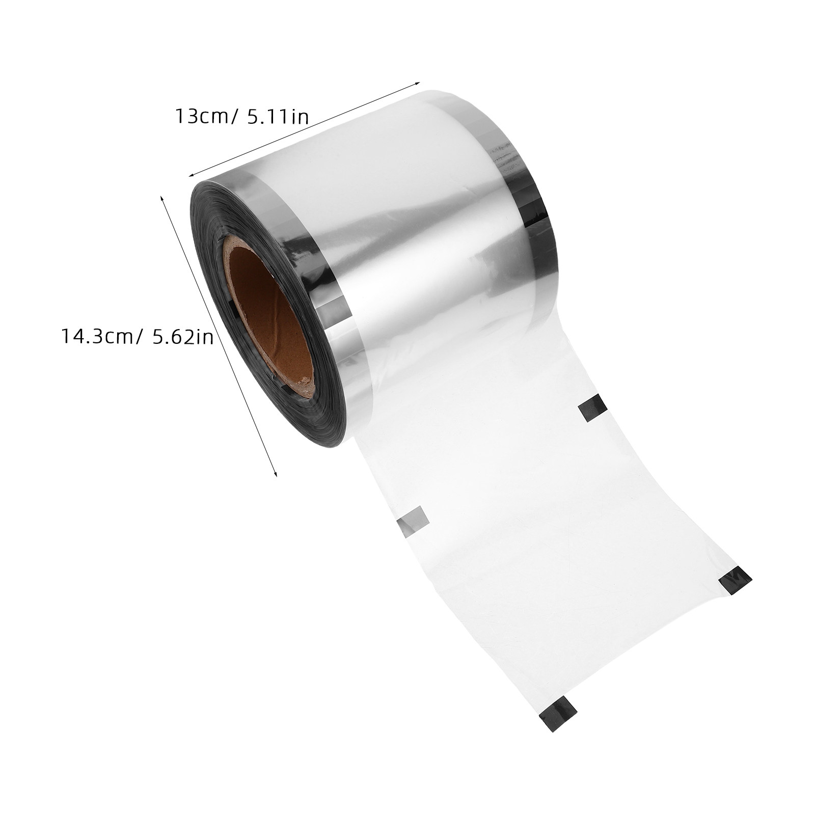 1 rol doorzichtige plastic fol - Coffee Tea Machine recensie en prijs