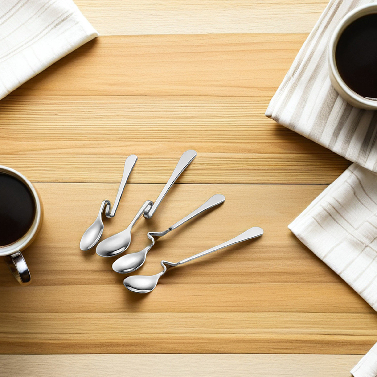 8 stuks roestvrijstalen koffie - Coffee Tea Chocolate recensie en prijs