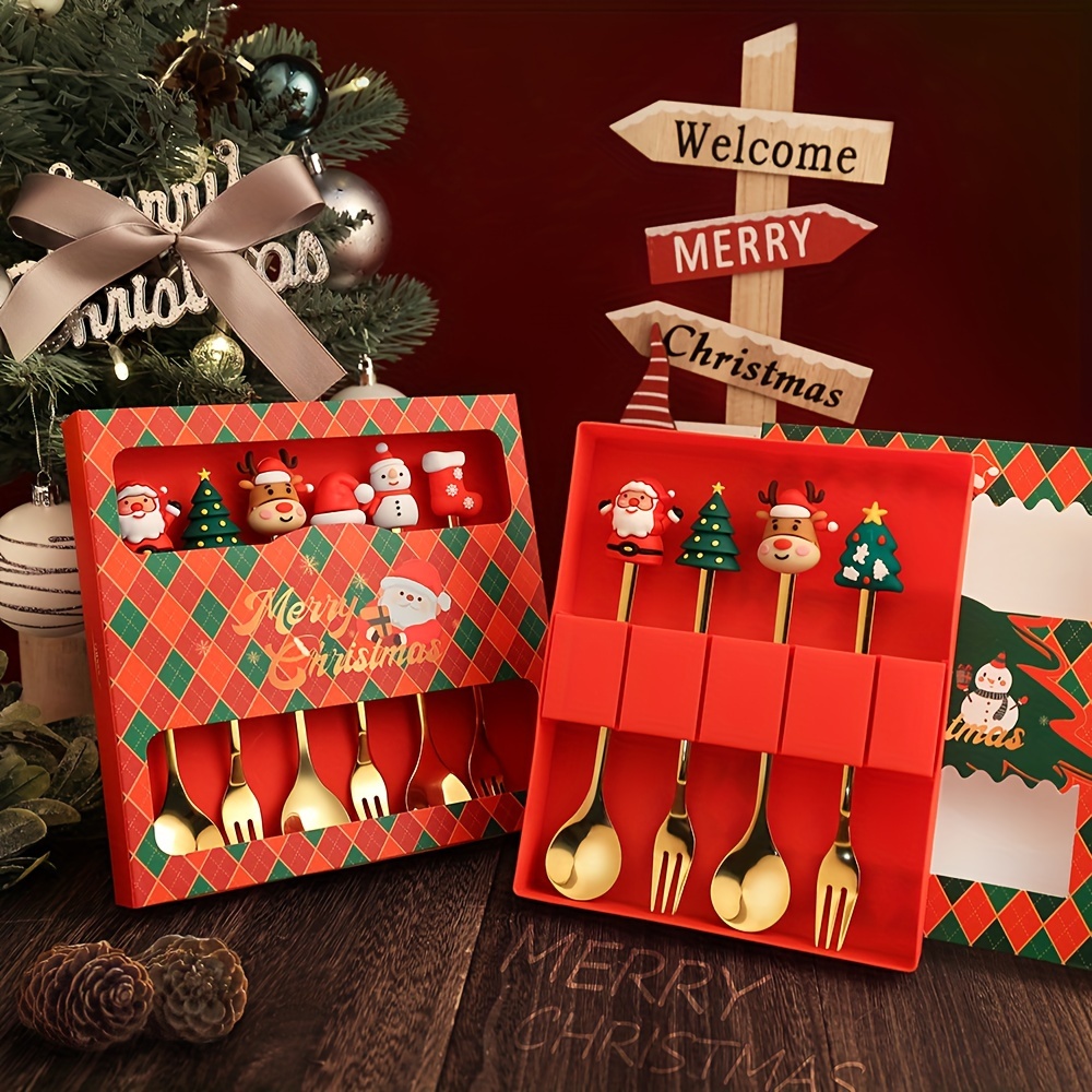 1Set Creatieve Kerst Bestekset - Coffee Tea Sugar Canister Set recensie en prijs
